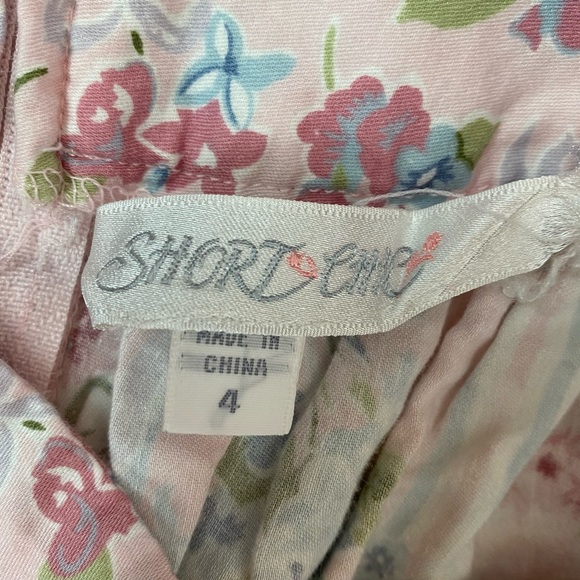 Floral Midi Skirt Size 4 Pink Cottage-Core - Picture 5 of 7